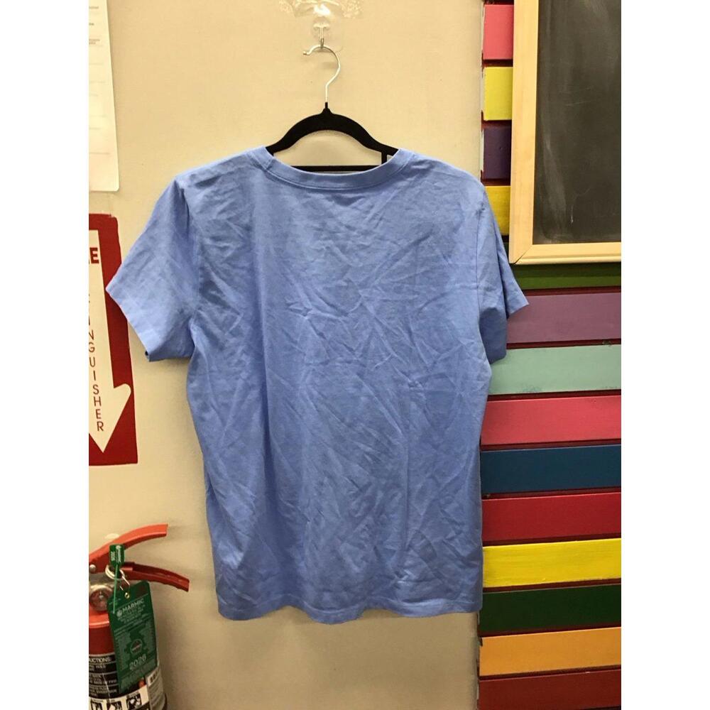 Life is good womens tshirt large sky blue heart ne from target - Picture 2 of 4